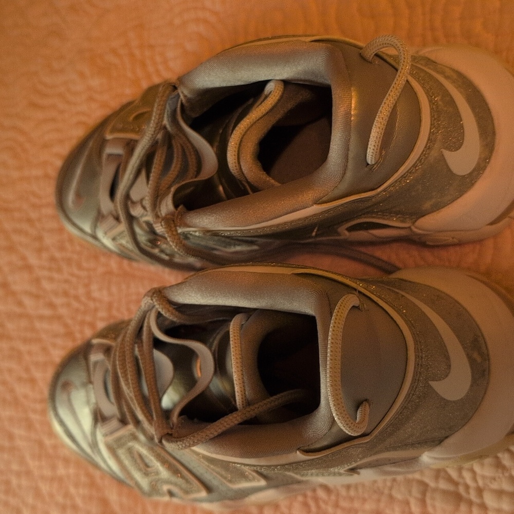 Nike Silver Athletic Shoes